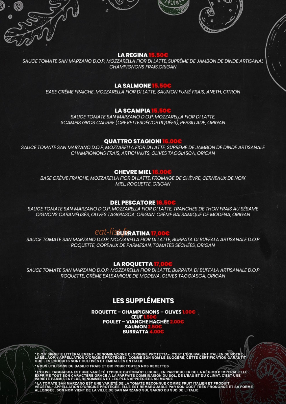 La Villa — carte page 3