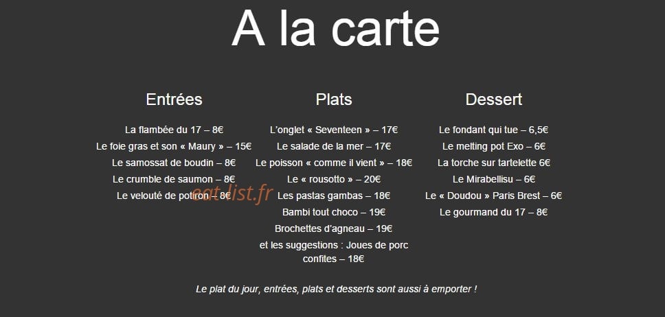 Le 17 — carte page 1