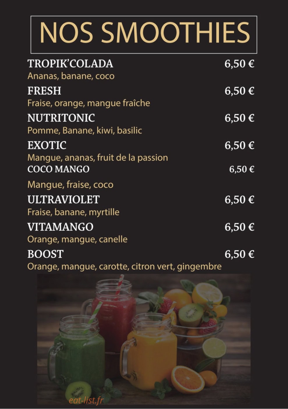 Le 23 Lounge — carte page 9