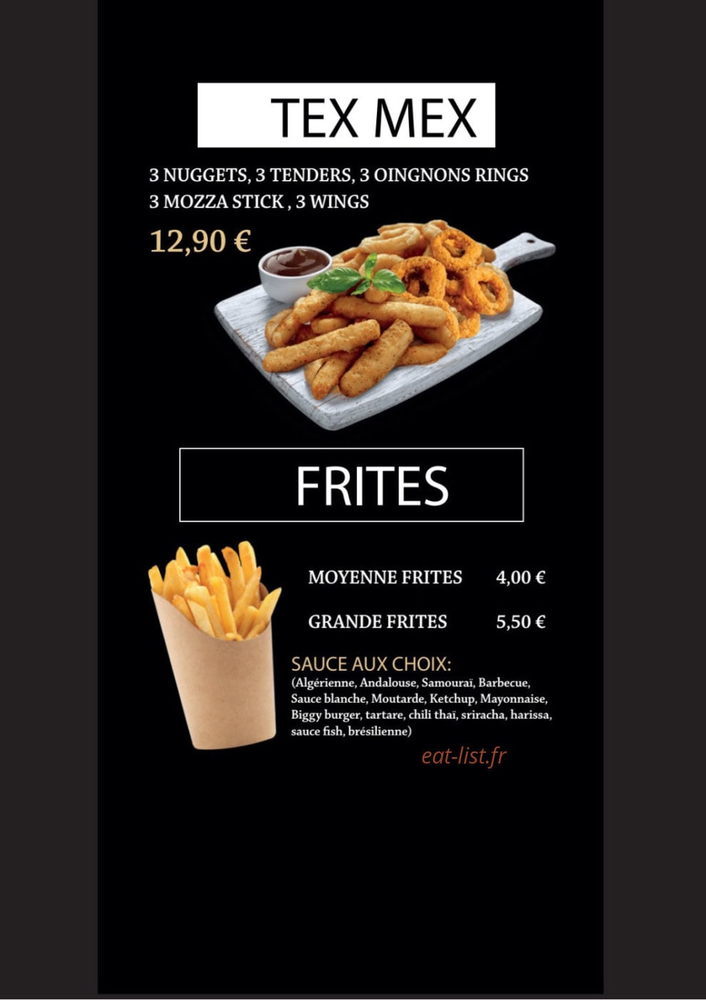 Le 23 Lounge — carte page 1