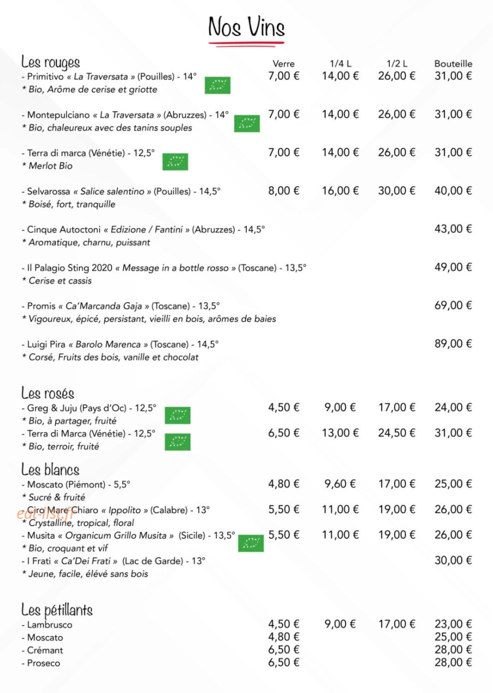 Le Bui Bui — carte page 2