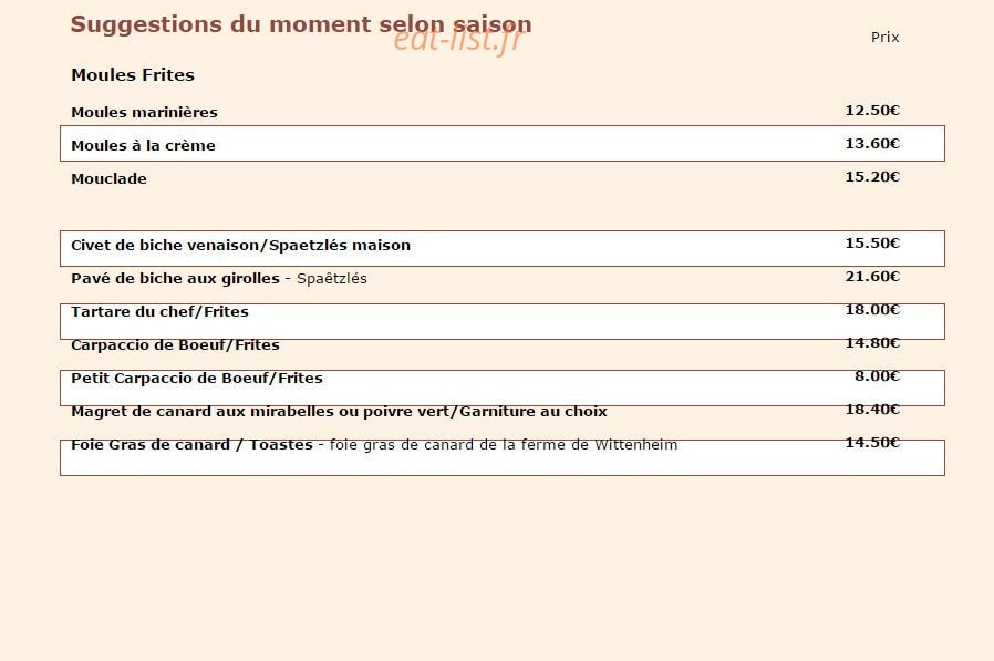 Le Cellier — carte page 1