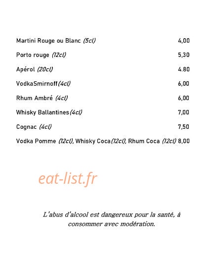 Le Temps D’une Pause — carte page 10