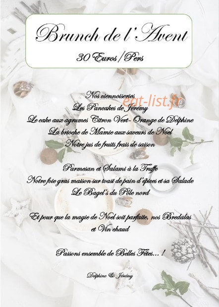 Le Temps D’une Pause — carte page 1