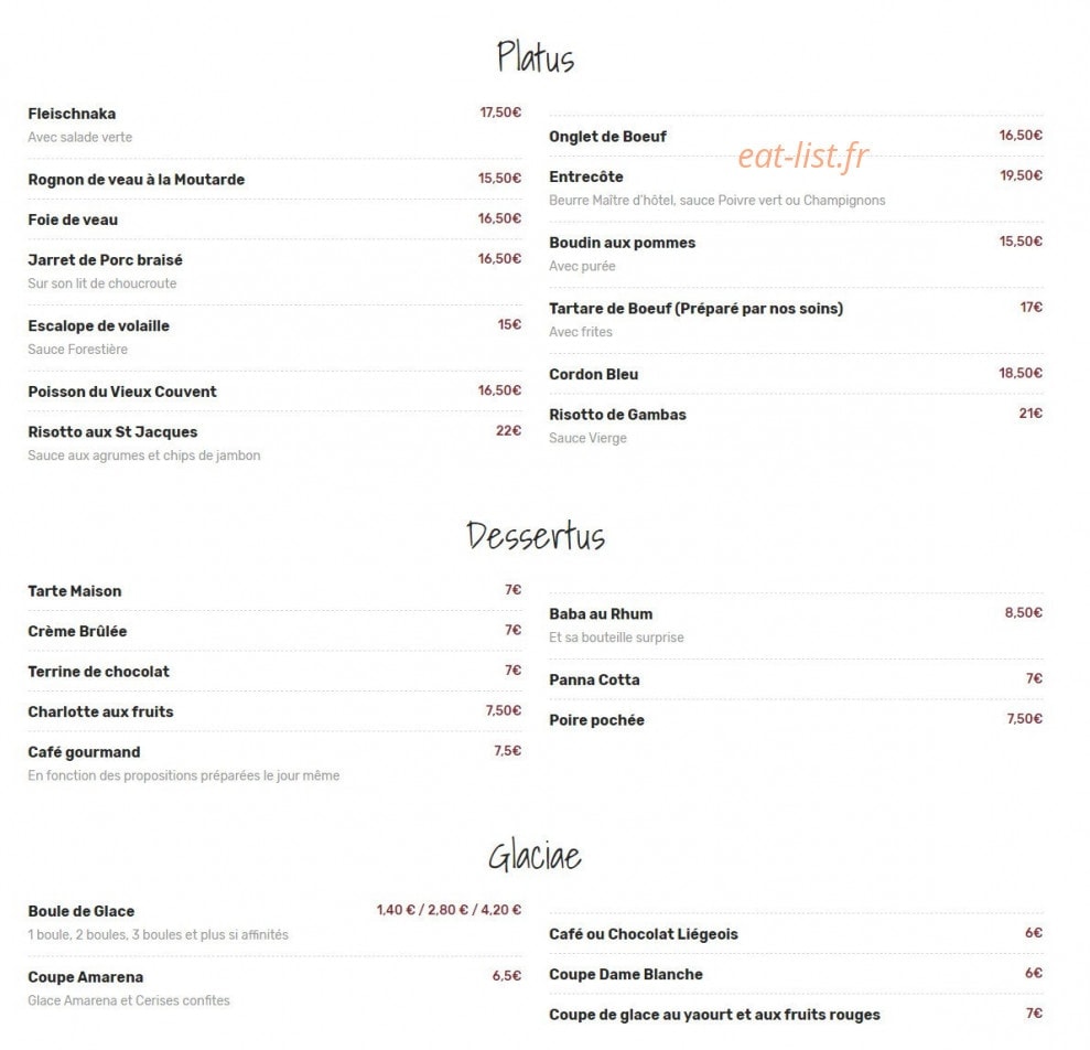 Le Vieux Couvent — carte page 3