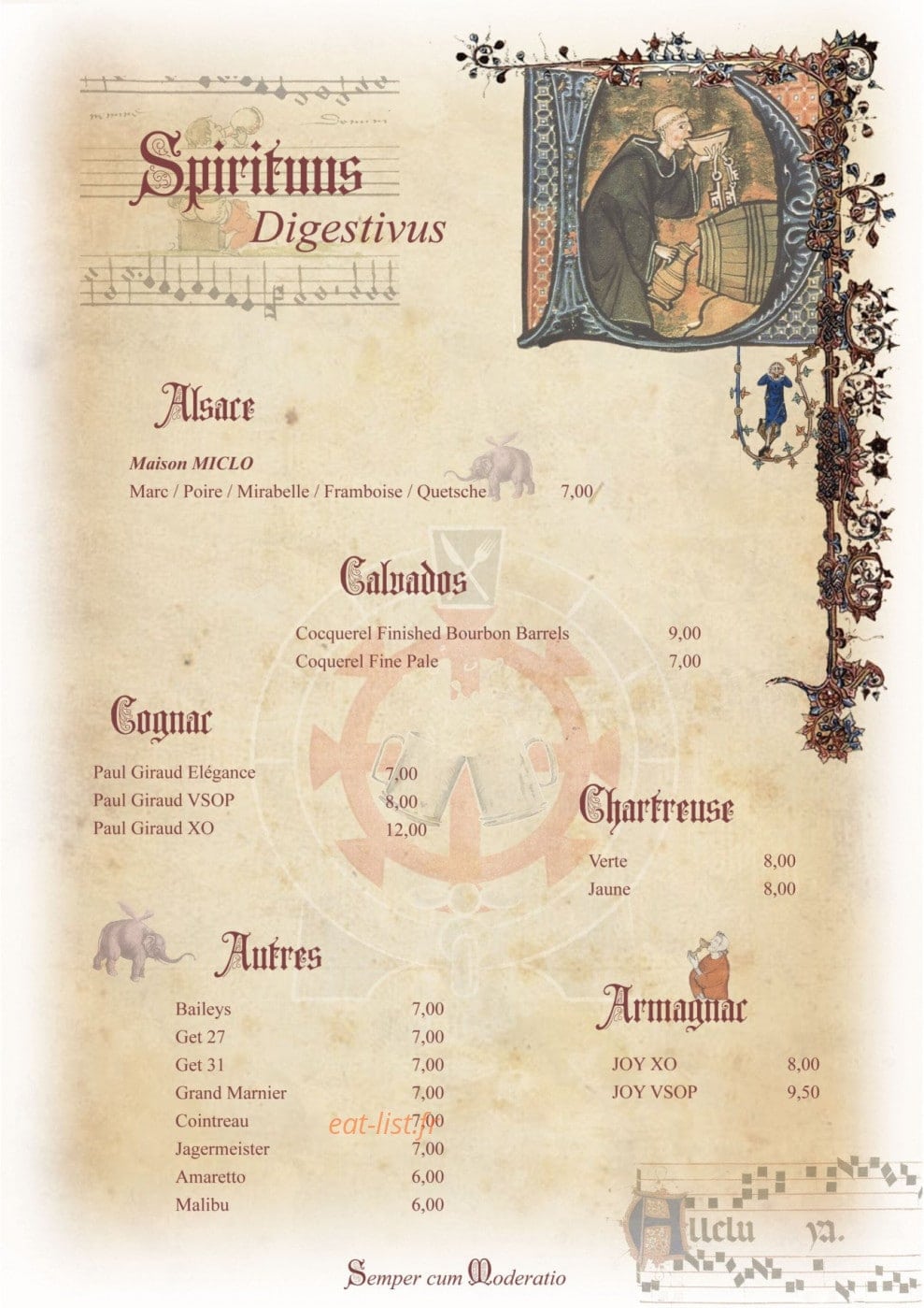 Le Vieux Couvent — carte page 10