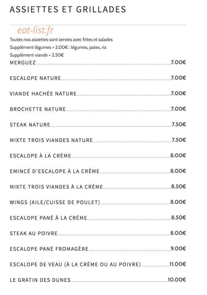 Les Dunes — carte page 4