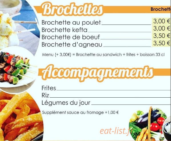 M.Y Chic & Eat — carte page 3