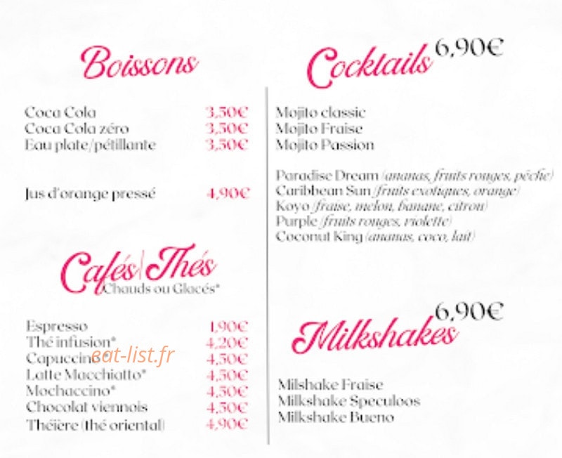 Madame Rose — carte page 2