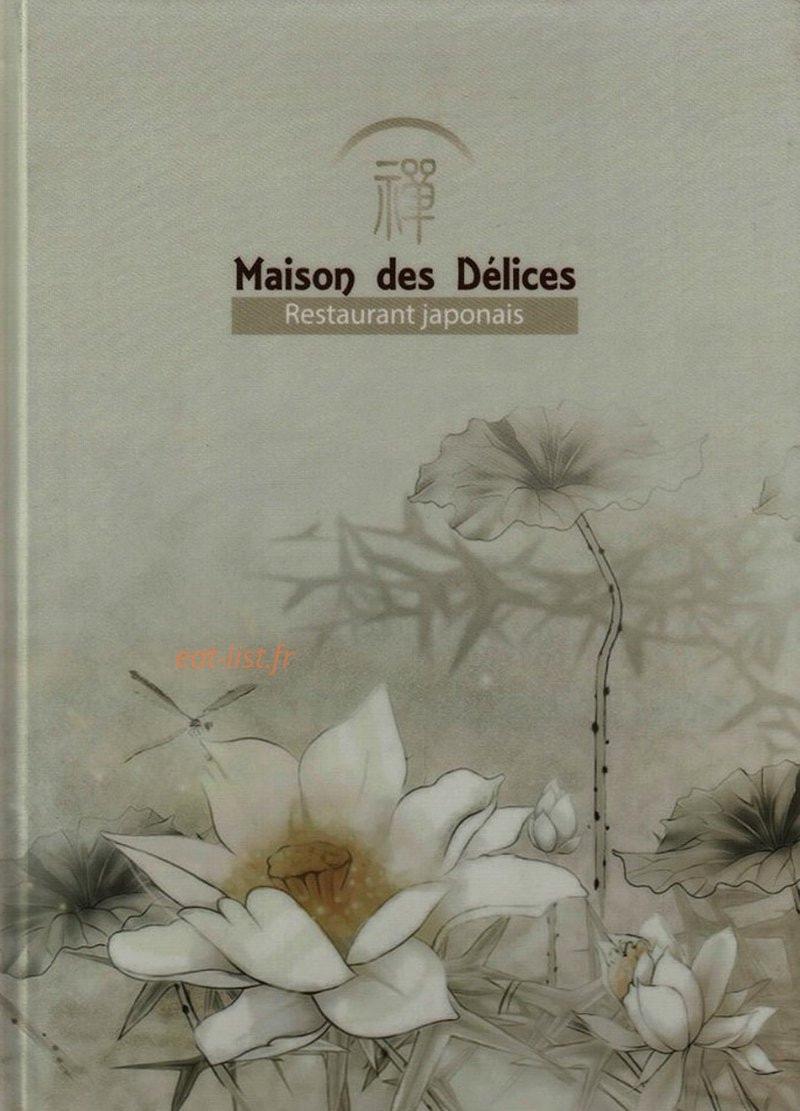Maison Des Délices — carte page 1