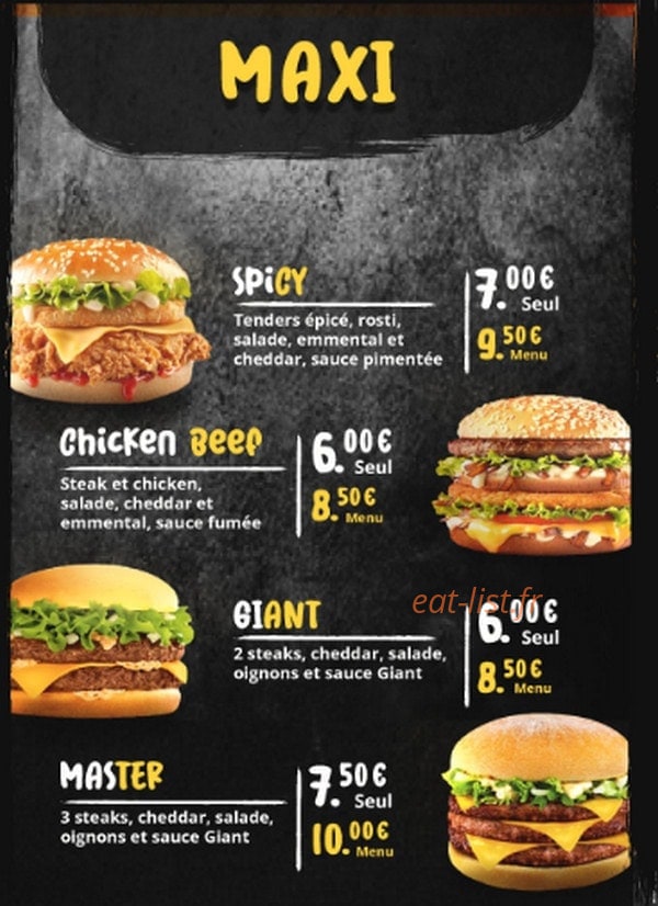 O Family Eat — carte page 2