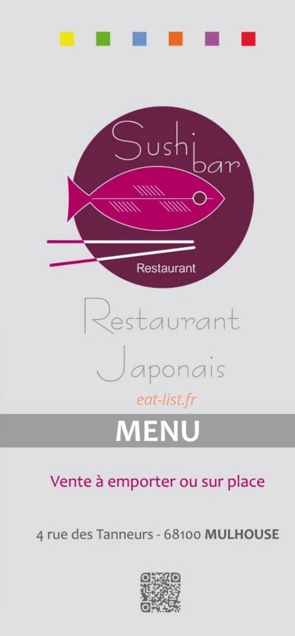 Oh Sushi Bar — carte page 1