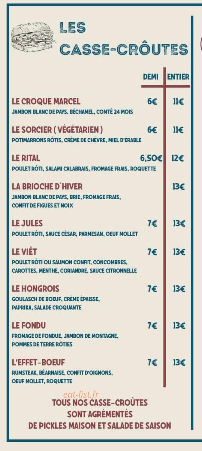 Petit Marcel — carte page 2
