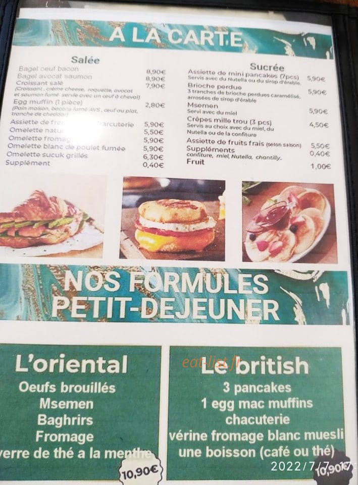 Plaisirs Gourmands — carte page 2