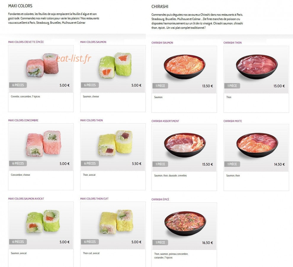 Resto Sushi'S — carte page 6