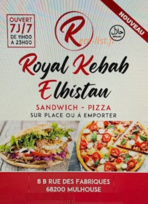 Royal Kebab Elbistan — carte page 1