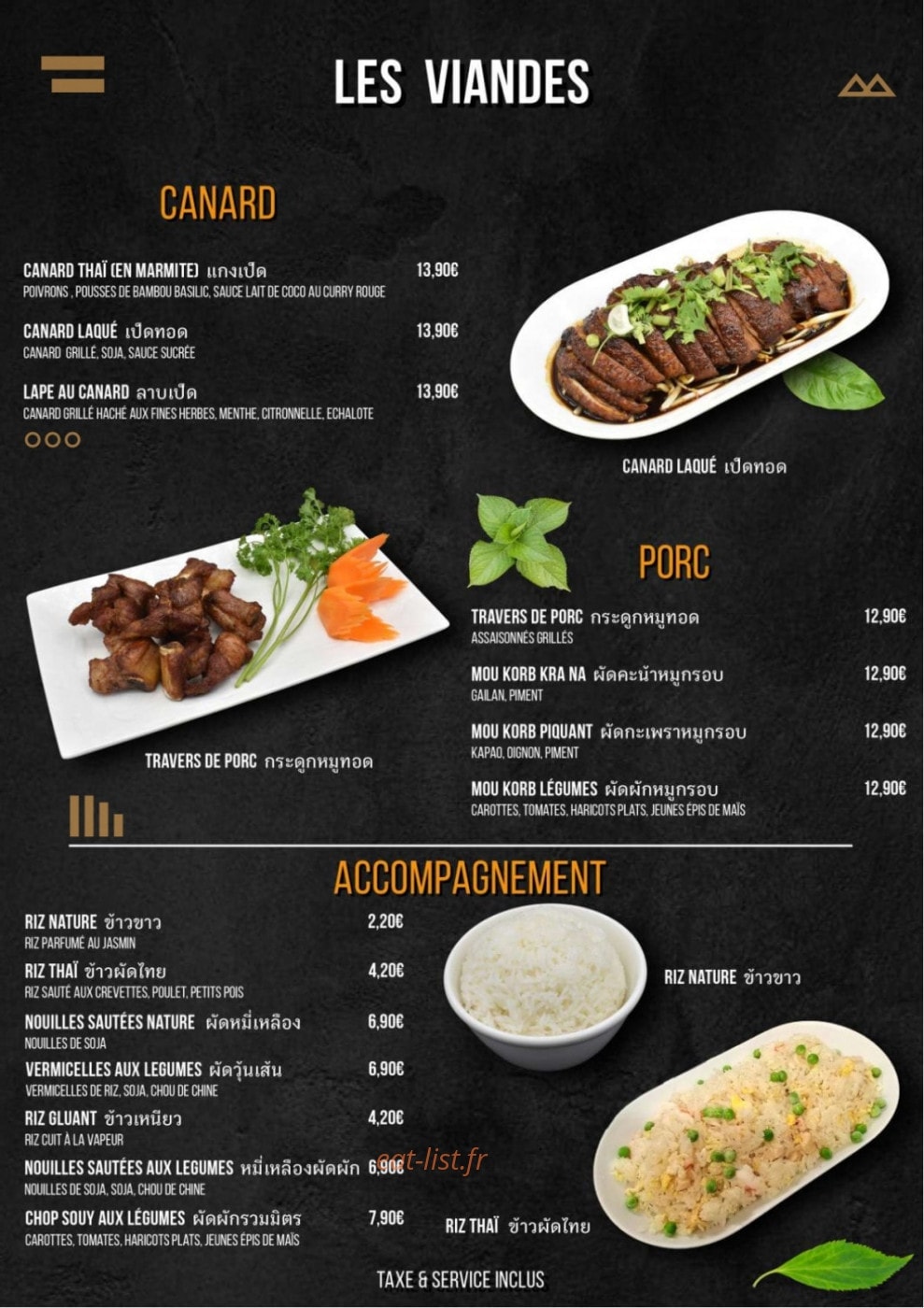 Salathai — carte page 9