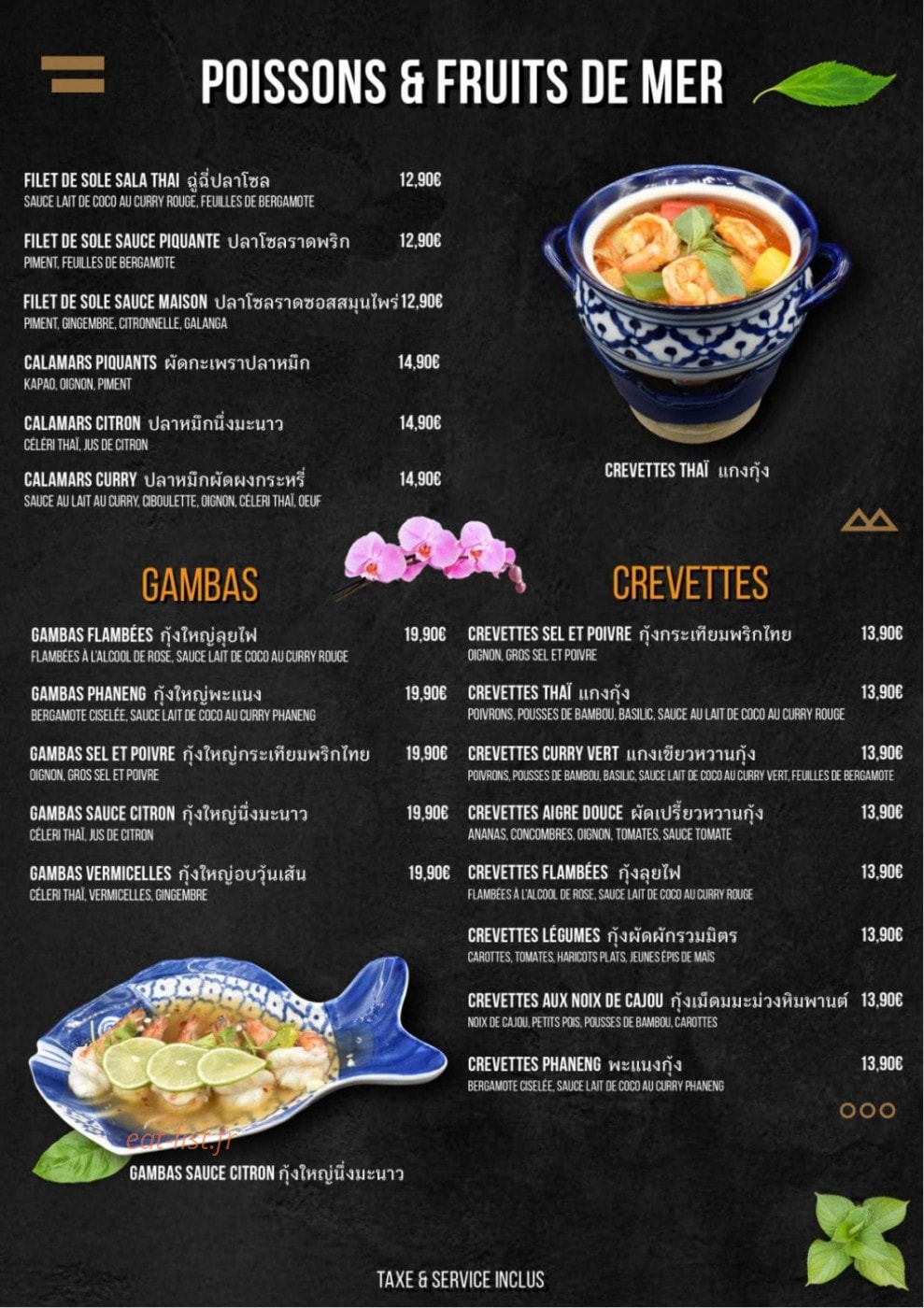 Salathai — carte page 7