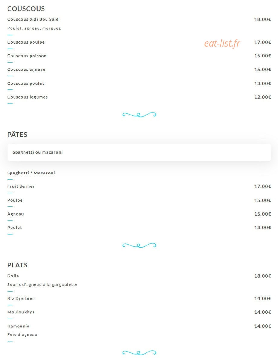 Sidi Bou Saïd — carte page 2