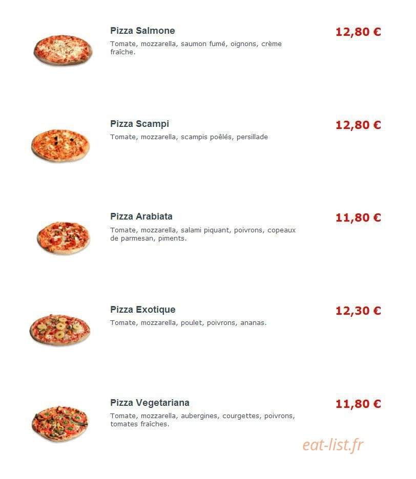 T-Pizzas — carte page 3