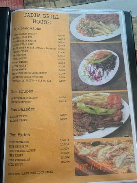 Tadim — carte page 1