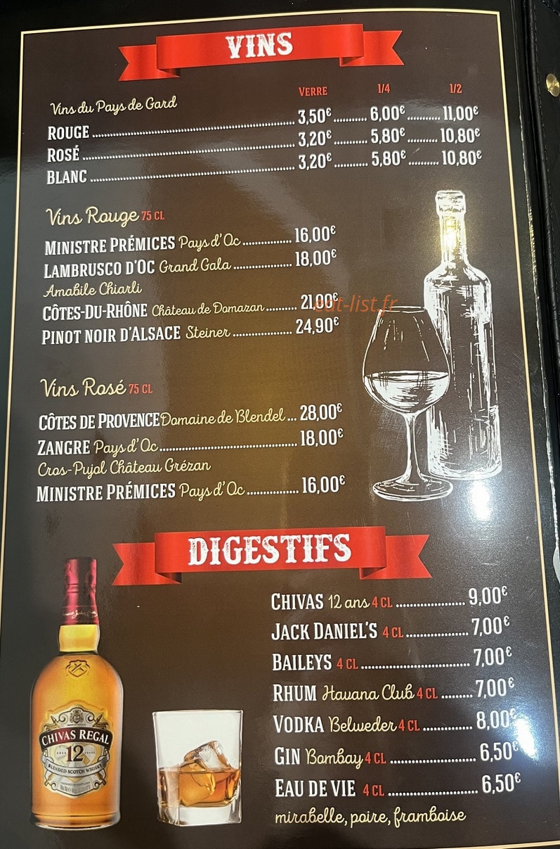 As Luxet — carte page 6