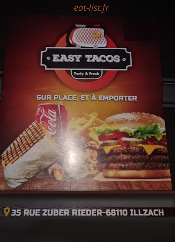 Easy Tacos — carte page 1