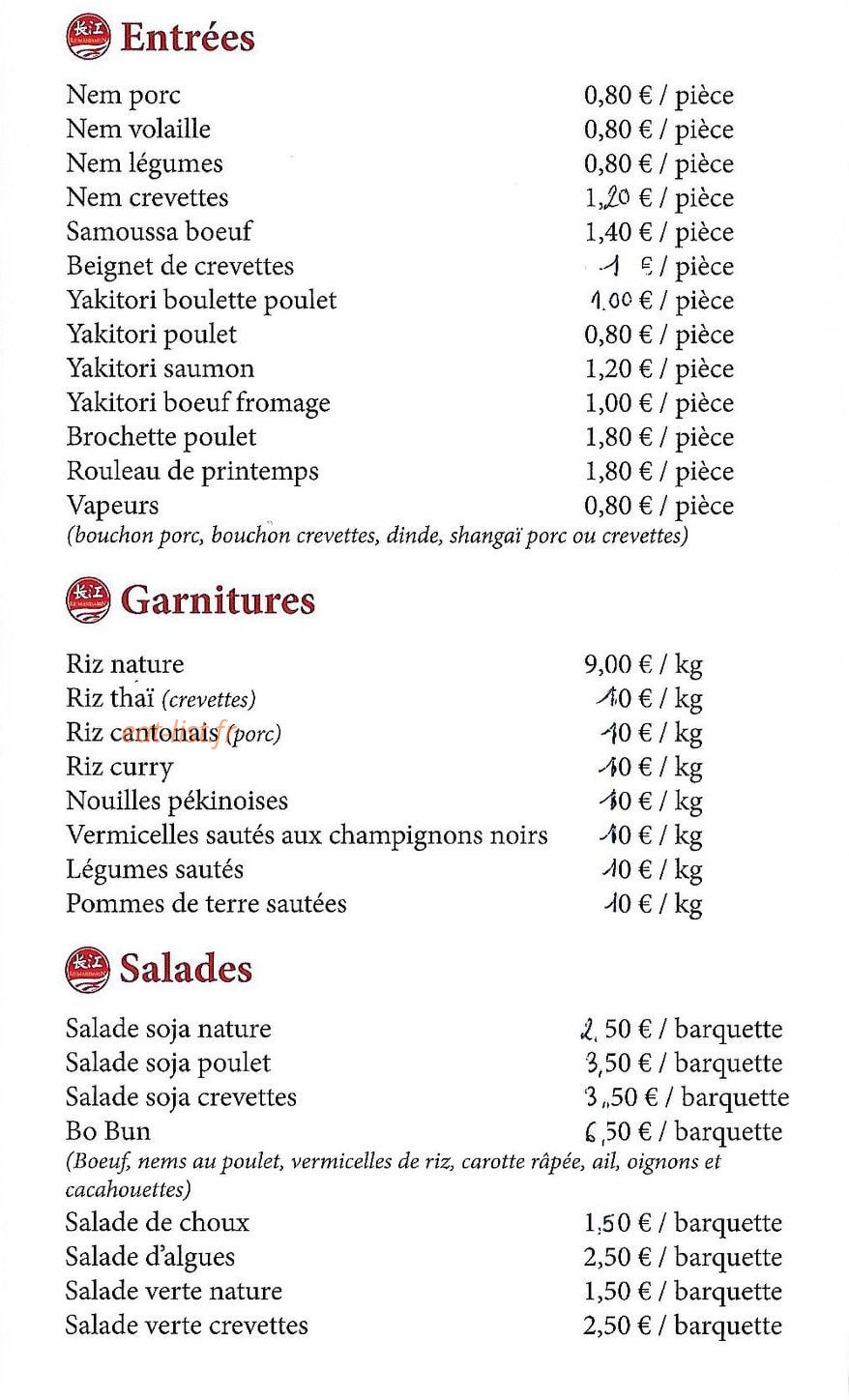 Le mandarin — carte page 2