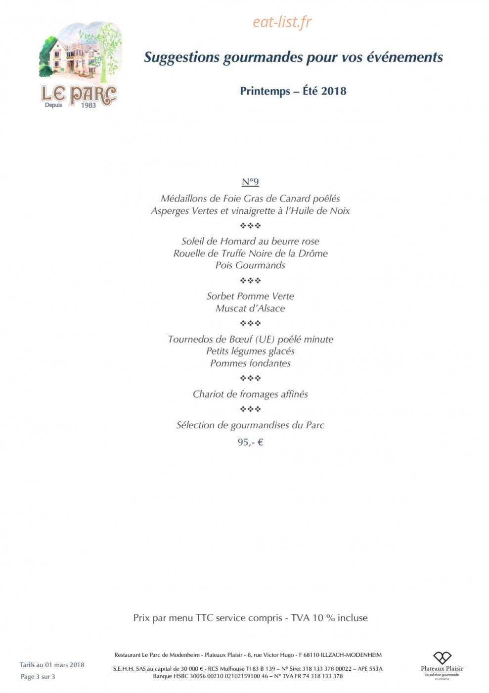 Le Parc — carte page 3