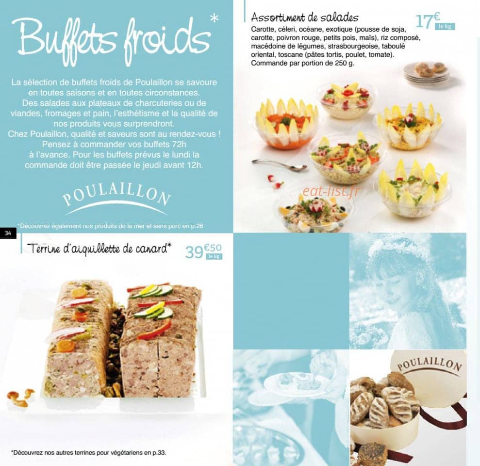 Poulaillon — carte page 33