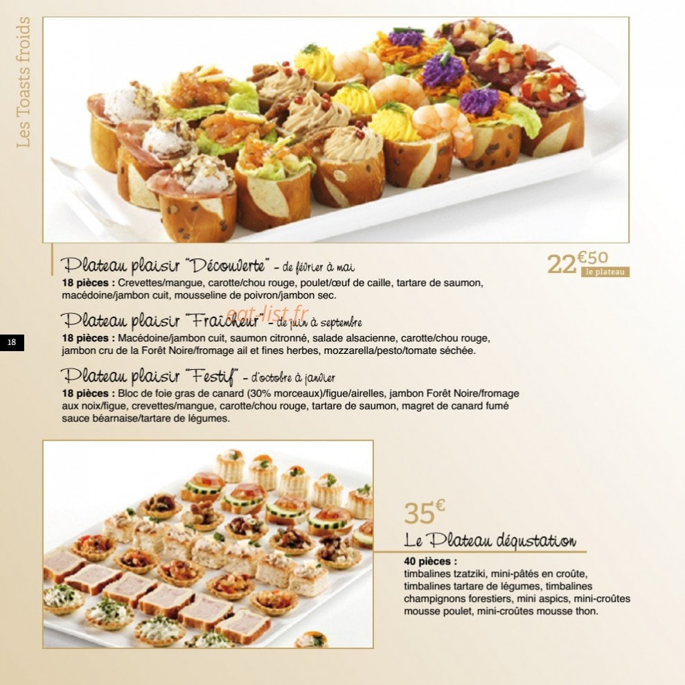 Poulaillon — carte page 17