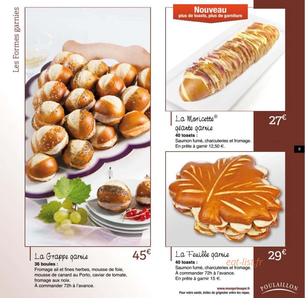 Poulaillon — carte page 8