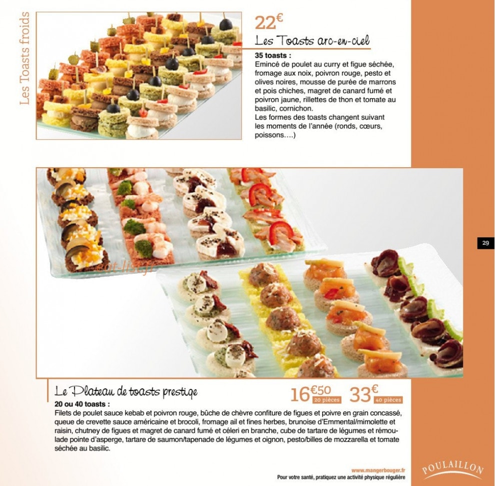 Poulaillon — carte page 28