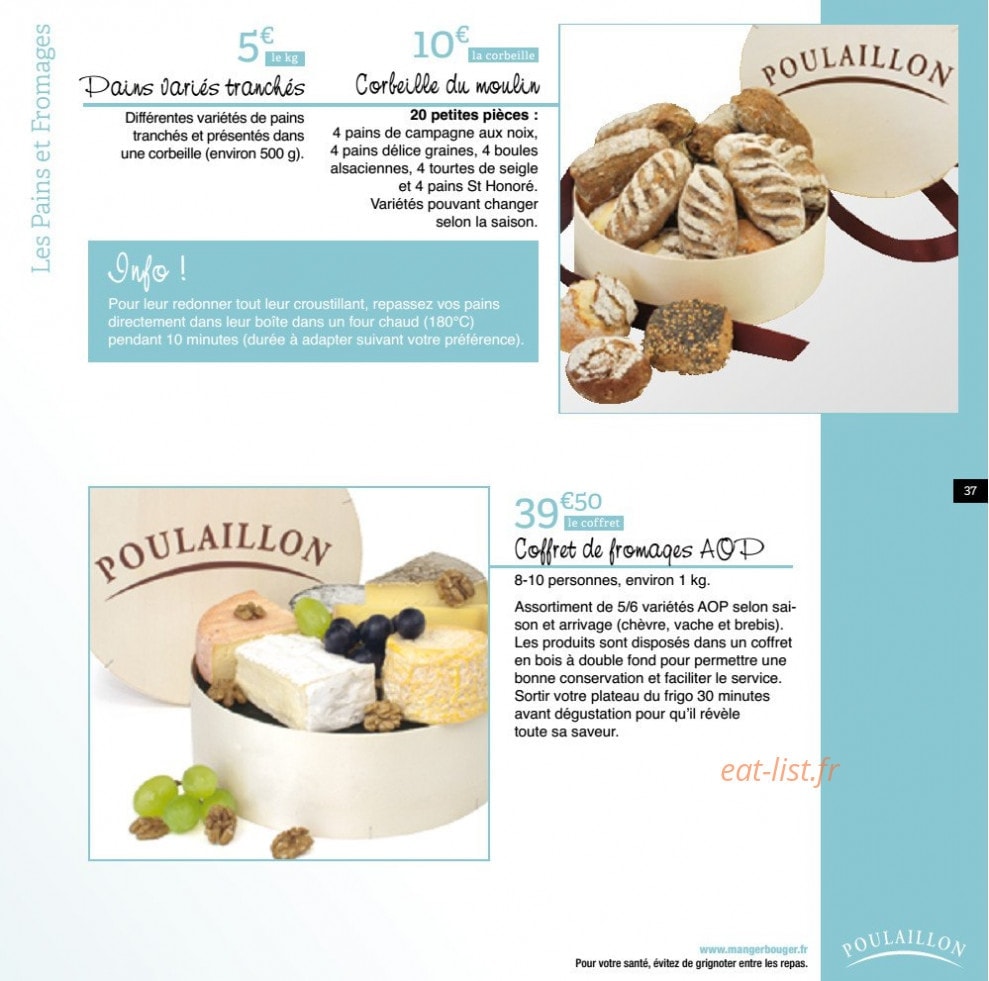 Poulaillon — carte page 36