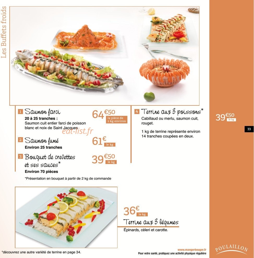 Poulaillon — carte page 32
