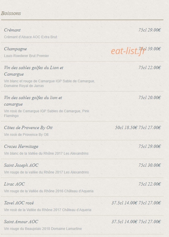 Les Terrasses d'Asie — carte page 4