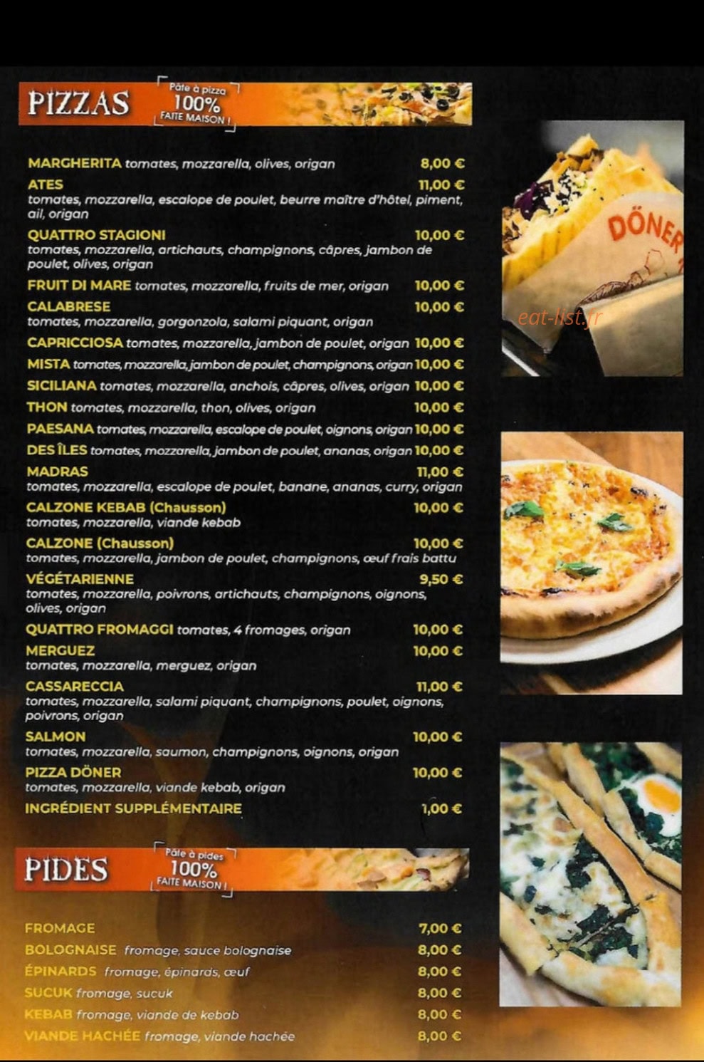 Restaurant Ates — carte page 5