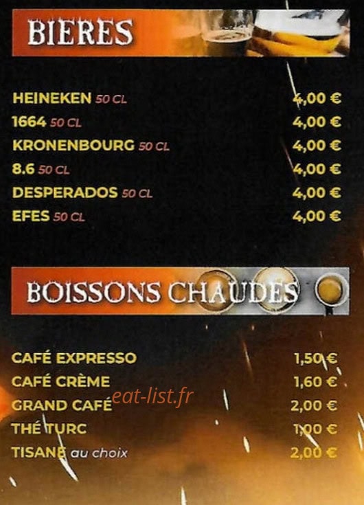 Restaurant Ates — carte page 8