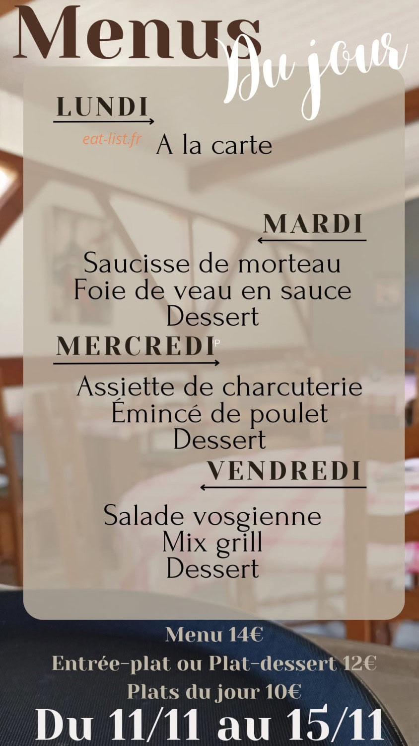 Le Bé a Ba — carte page 1