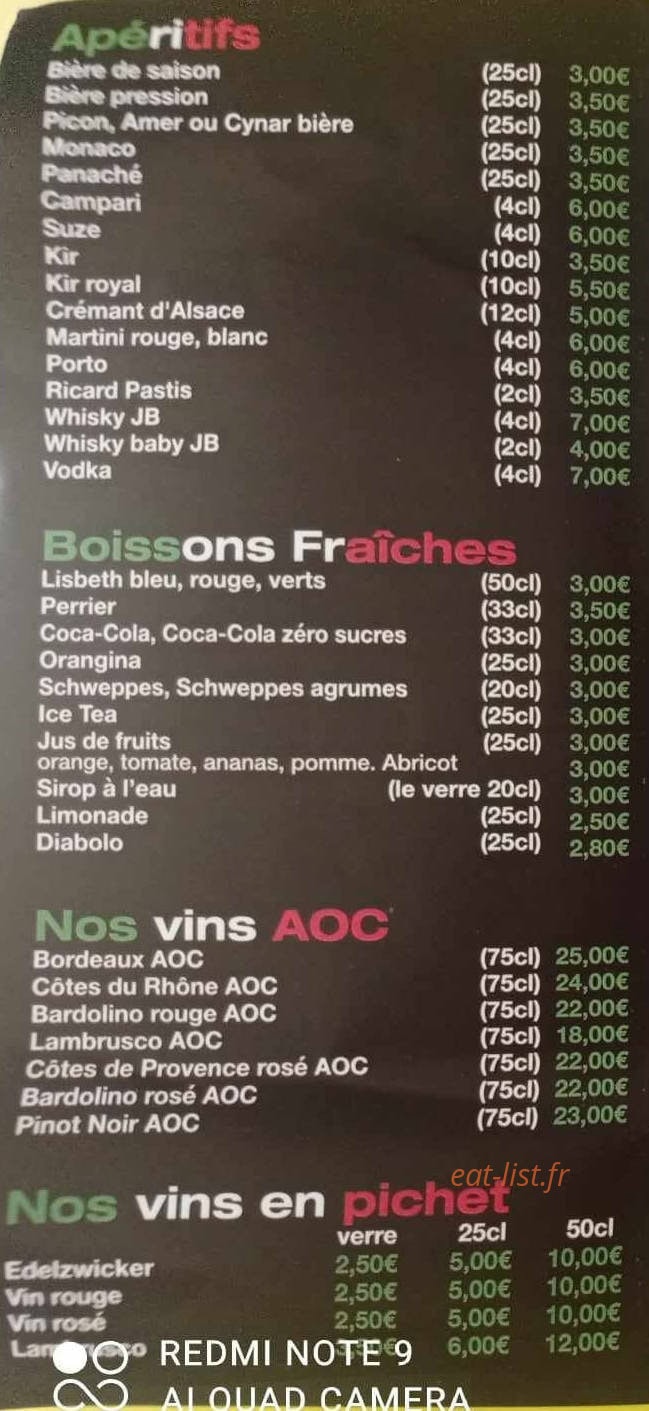 Le Florentin — carte page 4