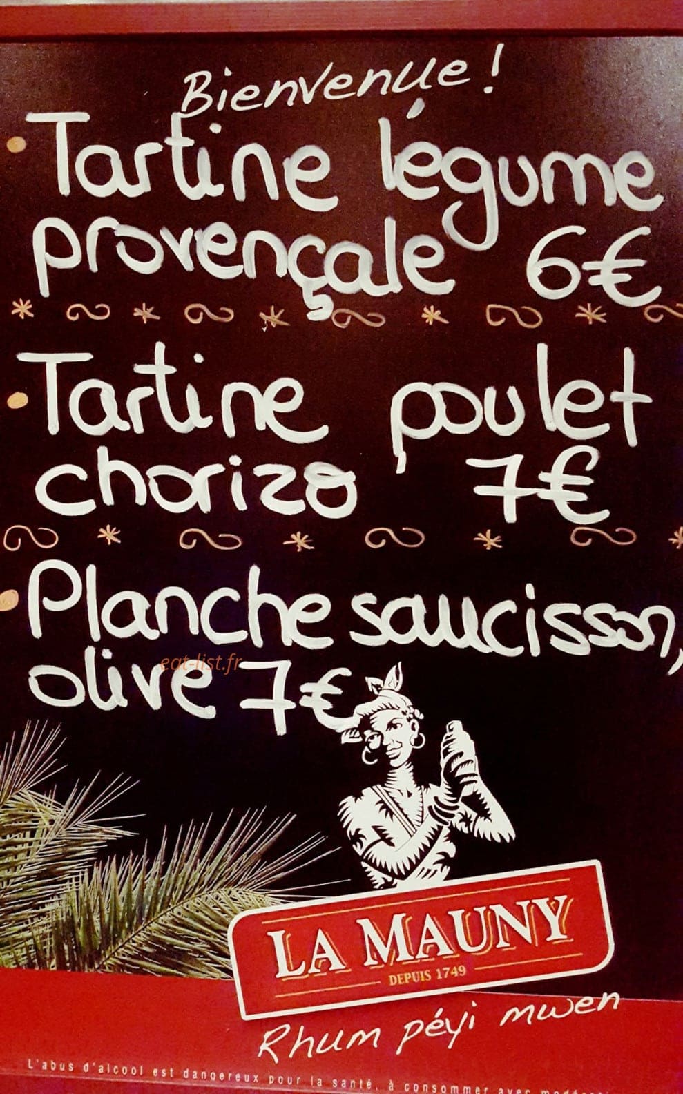 Carte et menu de La Nouvelle Brasserie Runser à Village Neuf — Exemple de menu