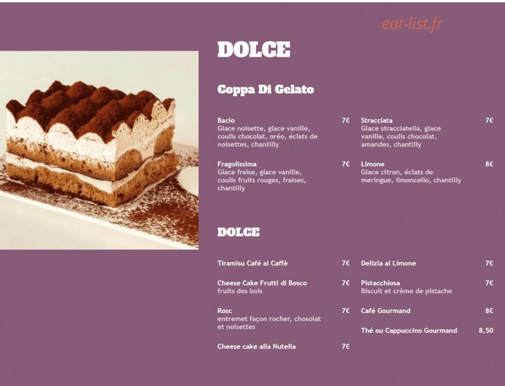 Bacio — carte page 4