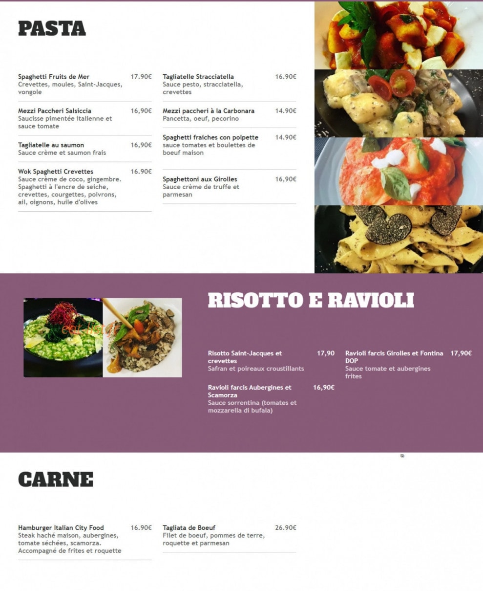 Bacio — carte page 3