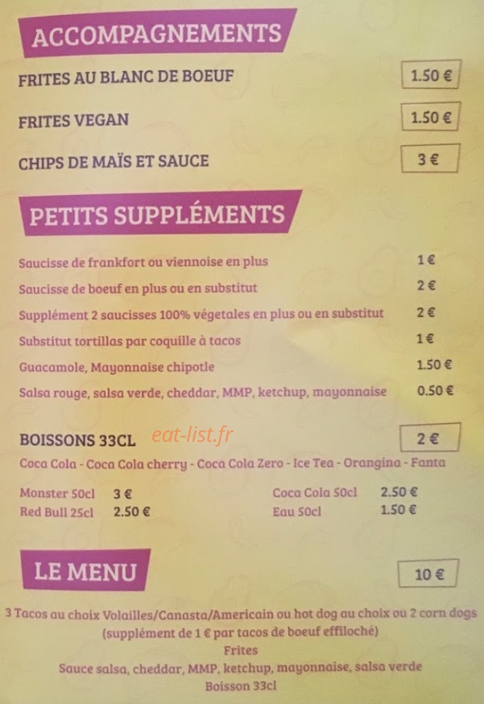 La Parada — carte page 2