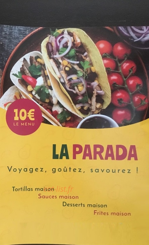 La Parada — carte page 1