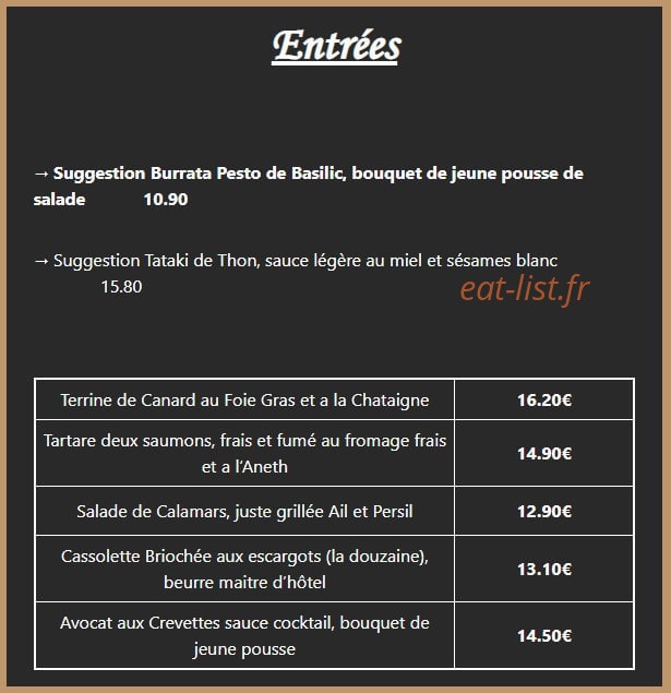 La Vieille Porte — carte page 1