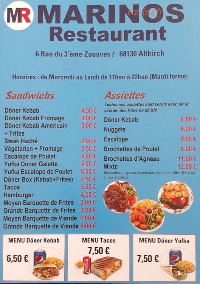 Marinos — carte page 1
