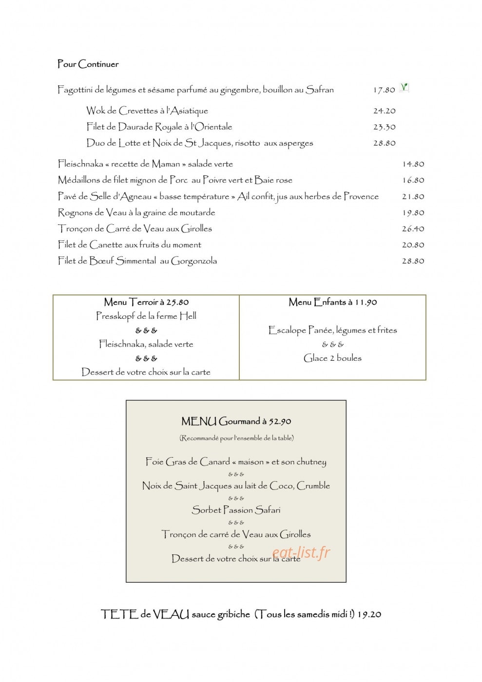 La Couronne — carte page 3