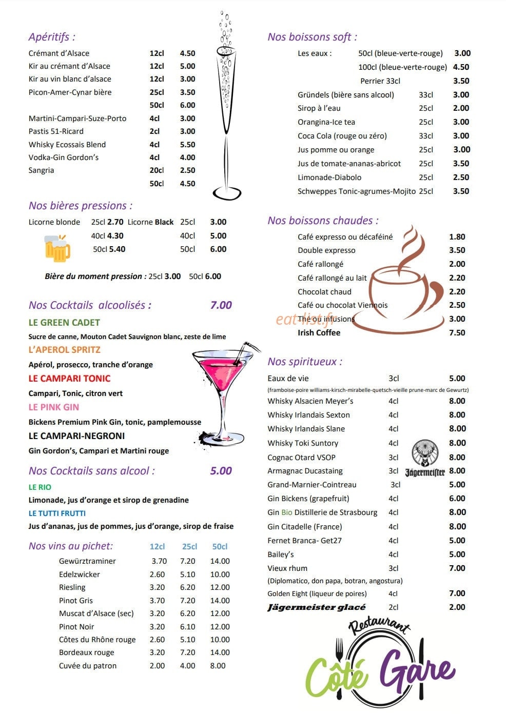 Côté Gare — carte page 9