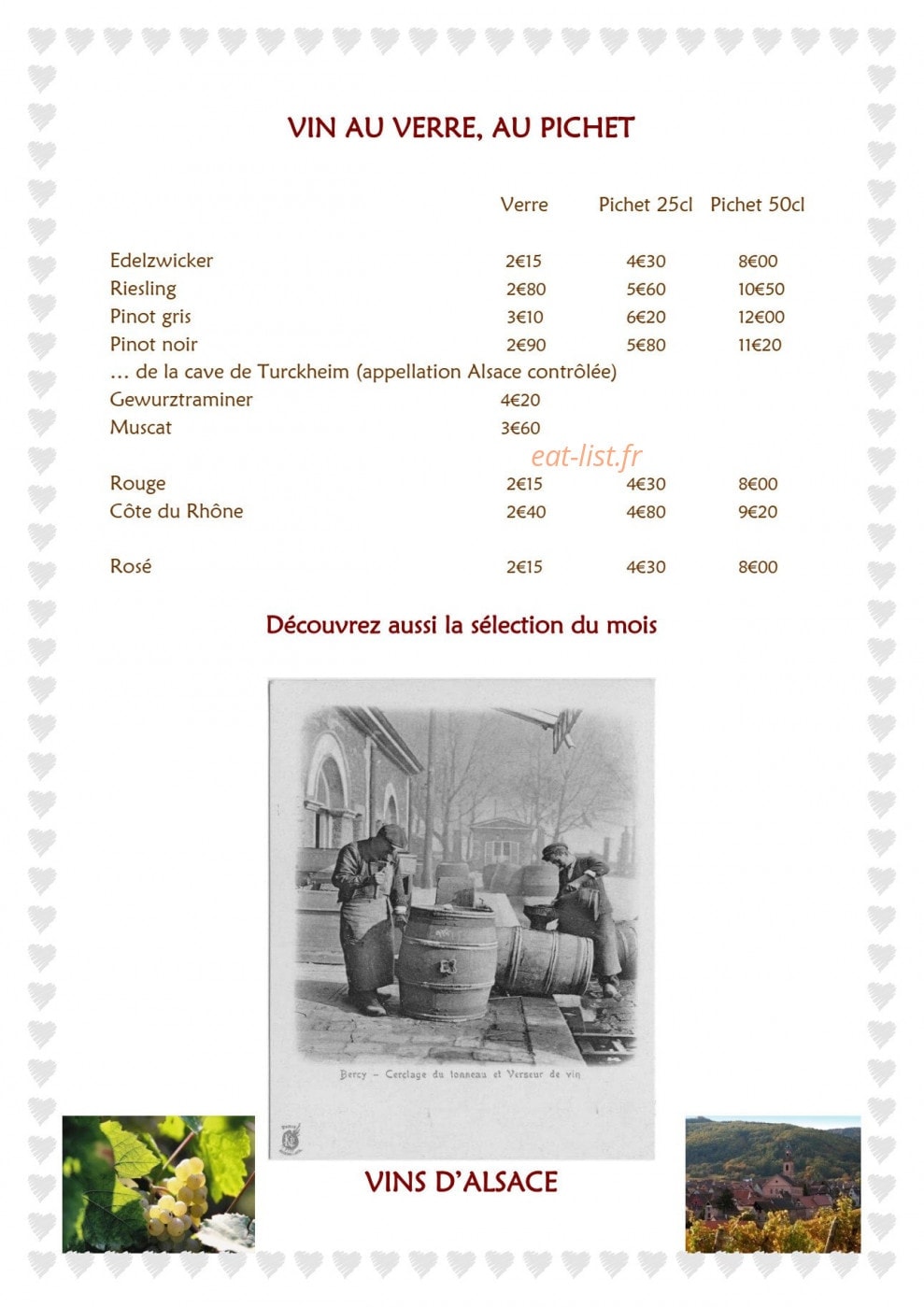 Flams Gourmandes — carte page 6